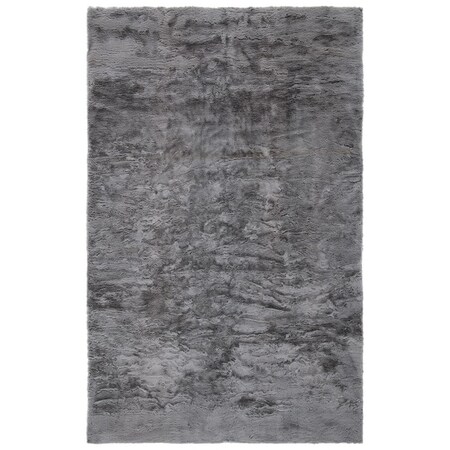 Safavieh 4 x 6 ft. Faux Sheep Skin Power Loomed Rectangle Area Rug, Grey FSS535D-4